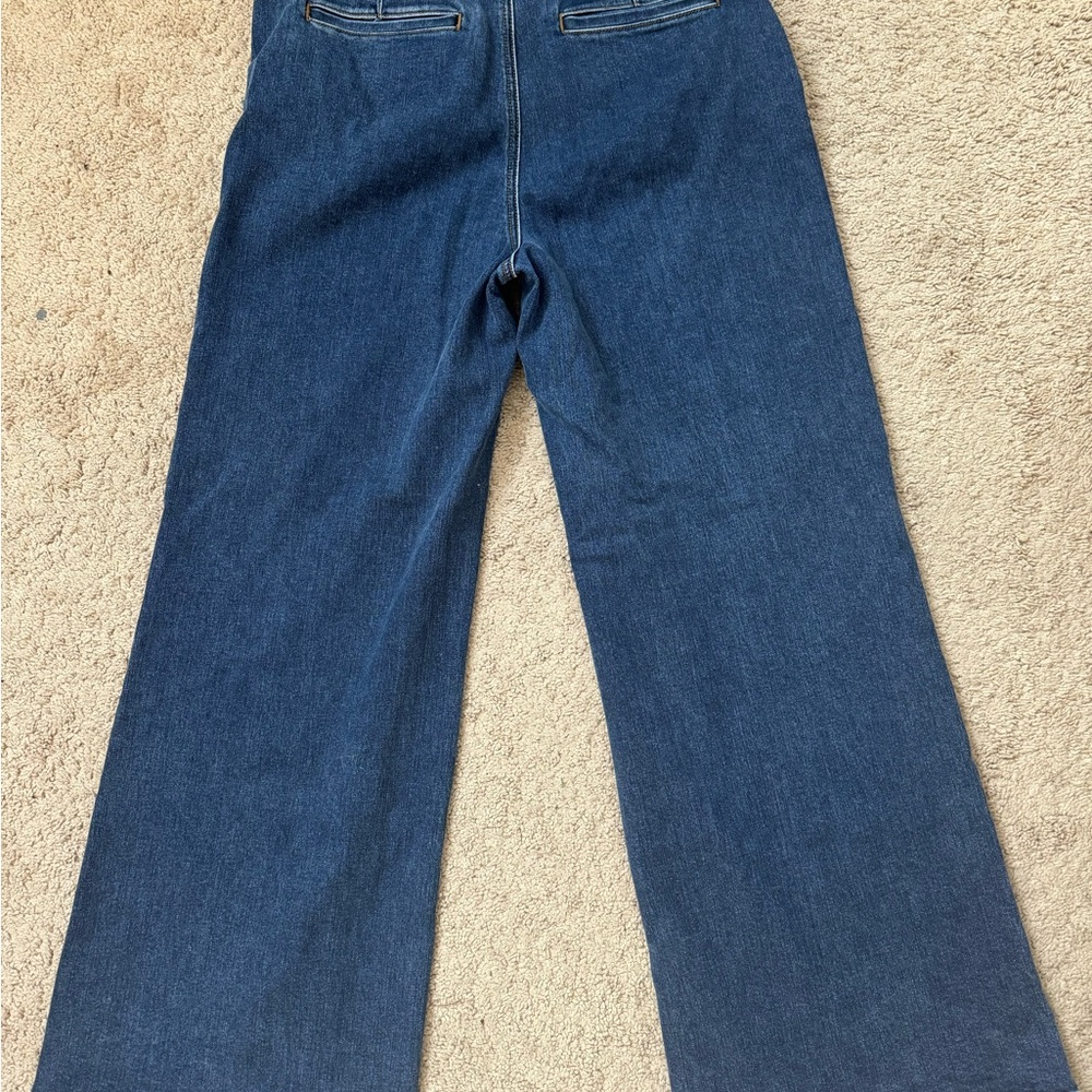 70s high waisted wide flare jeans - Picture 3 of 5